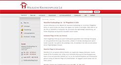 Desktop Screenshot of krankenpflege-lie.de