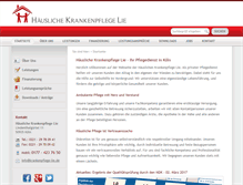 Tablet Screenshot of krankenpflege-lie.de